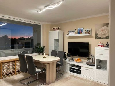 Vollständig renovierte 1. Zi.- Wohnung mit einer Einzelgarage