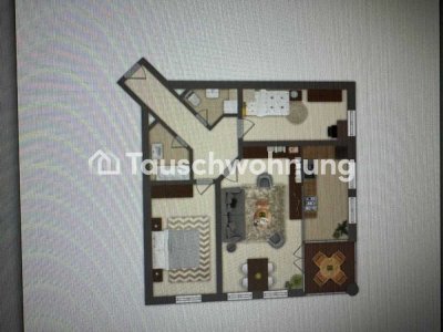 Tauschwohnung: Suche 2 Zimmer mit Balkon, biete 3 Zimmer mit Wintergarten