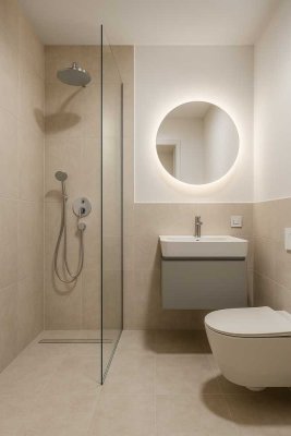 Stilvolle 1-Zimmer-Wohnung mit gehobener Innenausstattung mit Einbauküche in Fürstenfeldbruck