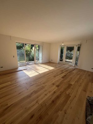 Bezugsfertige Gartenwohnung mit Garage