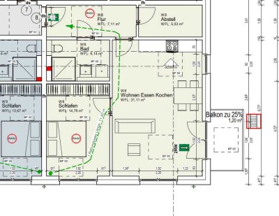 Charmante Neubauwohnung mit modernem Wohnkomfort zentral in Welver - nur mit WBS für 2 Personen