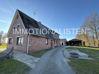 #IMMOTIONAL - ZWEIFAMILIENHAUS IN RUHIGER LAGE MIT SCHEUNE UND  61.835 QM Land