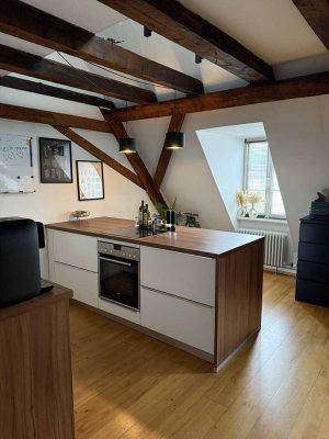 Exklusive Galerie-Maisonette Wohnung in Mannheims Innenstadt