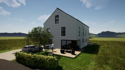 Neubau! Modernes Einfamilienhaus in Grenzbauweise / Baltmannsweiler