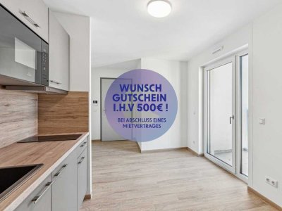 Einziehen und 500 € sichern - Möbliertes 2-Zimmer-Studentenapartment mit großzügigem Balkon