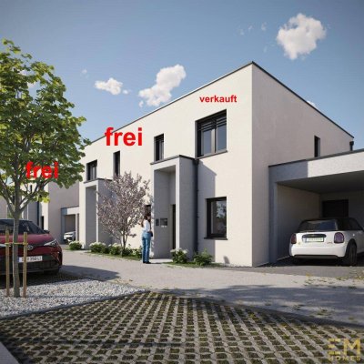 Top 3: Baubeginn bereits erfolgt! Schlüsselfertige Doppelhaushälfte mit 5 Zimmern, Carport, Terrasse, Eigengarten!