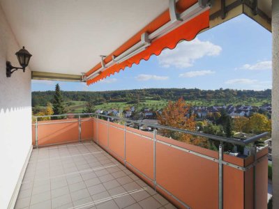 Gestalten Sie Ihr neues Zuhause! 
1,5-Zimmer-Wohnung mit Fahrstuhl und toller Aussicht