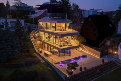 Hollywood Living: Luxusvilla in Wiener Bestlage mit spektakulärem Ausblick