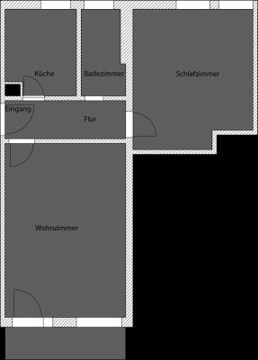 Freundliche und gepflegte 2-Raum-Wohnung mit Balkon in Lorch