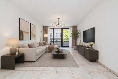Loft-Feeling in Augsburg: Offenes Wohnen mit großem Balkon