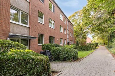Sofort bezugsfrei: Erdgeschosswohnung mit Terrasse und Tiefgaragenstellplatz in Düsseldorf-Garath