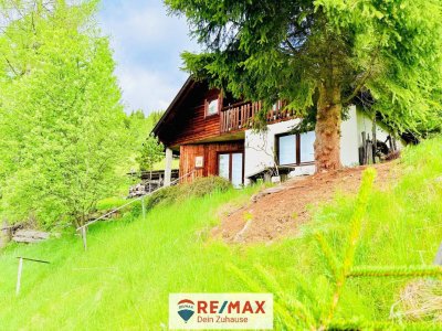 Idyllisches Ferienhaus mit Bergblick am Lorenzenberg