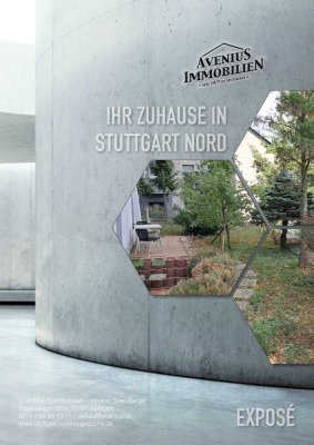 Möblierte 2 Zimmer Wohnung im Stuttgarter Norden/Killesberg mit Garten