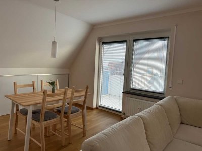 Exklusiv wohnen auf Zeit – Voll möblierte 2-Zimmer-Wohnung mit Balkon & Tiefgarage