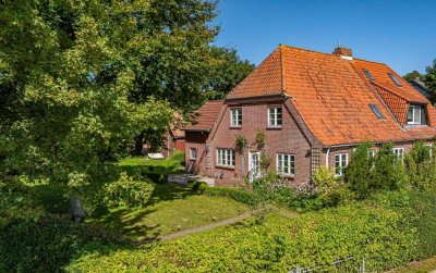 Historischer Charme trifft moderne Wohnatmosphäre - Doppelhaushälfte auf dem Lande