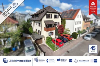 Ohne Käuferprovision: Freistehendes 3-Familienhaus im Herzen von Kornwestheim!