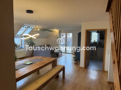Tauschwohnung: Tauschen 3,5 Zi Maisonnette-WHG gegen kleinere