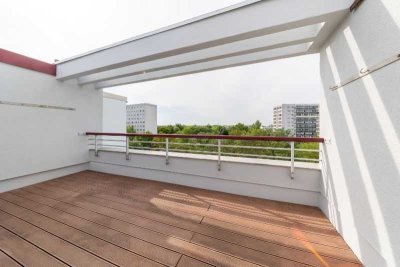 Helle Singlewohnung mit großer Dachterrasse ab 01.06.2025