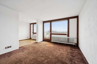 ::: Einzigartige DG-Wohnung I kl. Einheit I Blick ins Grüne I Balkon & Terrasse I TG-Stpl. :::