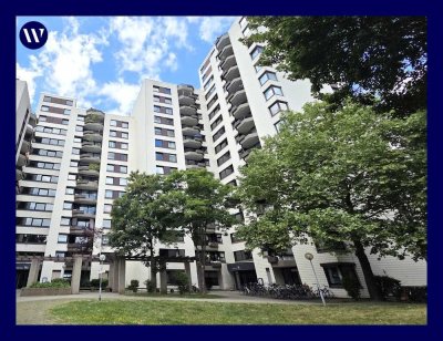 Modernes 1-Zimmer-Appartment mit Balkon und Blick ins Grüne, Wannenbad, separate Küche
