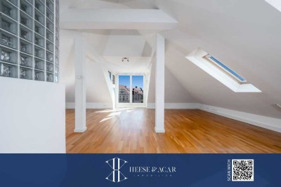 Dachgeschoss-Maisonette mit Loggia, Balkon & Fahrstuhl in Berlin-Steglitz - Sofort Bezugsfrei!