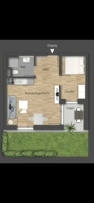 2 Zimmer Wohnung in Reichenbach an der Fils