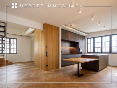***Loftartige Maisonette-Wohnung mit Balkon & Dachterrasse***
