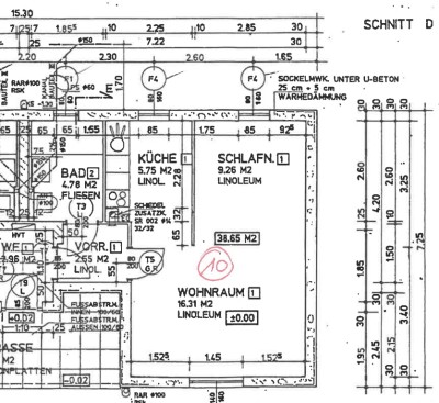 1-Zimmer Wohnung | ca. 38 m²