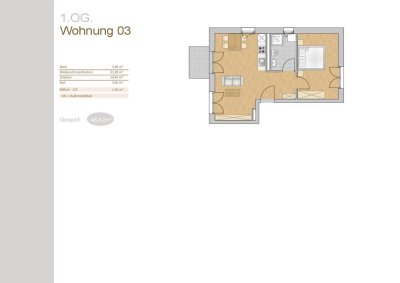 Zum Verkauf: 2-Zimmer Neubauwohnung mit Balkon / WE03 / 5 % AfA + 5% Sonder AfA möglich