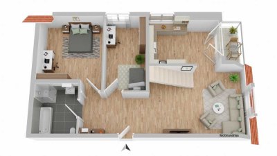 Moderne 3-Zimmer-Wohnung mit Balkon in Weiden (Bahnhof-Moosbürg)