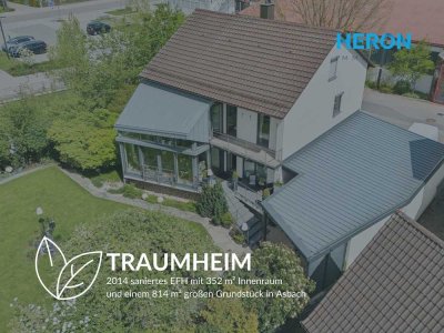 TRAUMHEIM - 2014 saniertes EFH mit 352 m² Innenraum und einem 814 m² großen Grundstück in Asbach