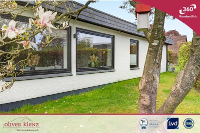Stilvoll wohnen auf einer Ebene - modernisierter Bungalow auf der westlichen Höhe.