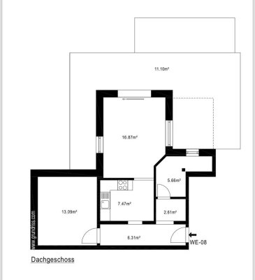Erstbezug 2026 | 2-Zi.-Wohnung (63 m²) mit sonniger Dachterrasse & Pergola | hochwertige Ausstattung