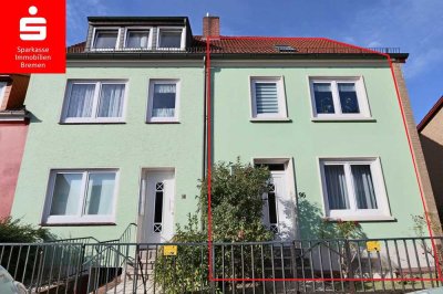 Bremen-Gröpelingen: Kapitalanleger aufgepasst - Zweifamilienhaus mit zwei Wohneinheiten in Top-Lage