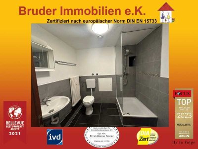 HD-Bergheim: 3 Zimmer mit Terrasse u. Keller, saniert! TG-StPl, FREI, keine Käufer-Provision