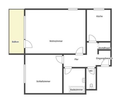Demnächst frei! 2-Zimmer-Wohnung in Neustadt an der Weinstraße