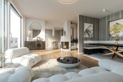 Next level Wohnen direkt AM WASSER: Penthouse mit Havelblick und Klimaanlage auf Eiswerder