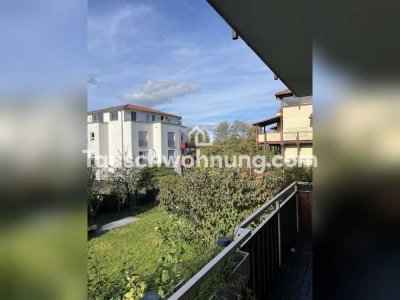 Tauschwohnung: Helle 2 Zimmer-Wohnung am Seepark gegen 3-4 Zi