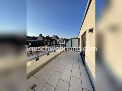 Tauschwohnung: Neubau mit Dachterrasse und Einbauten direkt andere Isar