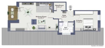 Kurzfristig beziehbar: Stilvolle 2-Zimmerwohnung mit Balkon in Ergoldsbach!