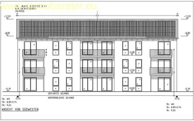 4-Zi-EG-Neubauwohnung projektiert / modern erstellt in bester Qualität / KfW-40 QNG Qualitätssiegel-