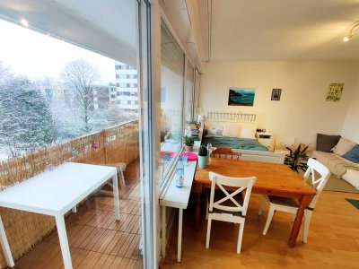 1-Zimmer Wohnung im 2. OG mit Balkon in Münster Geist