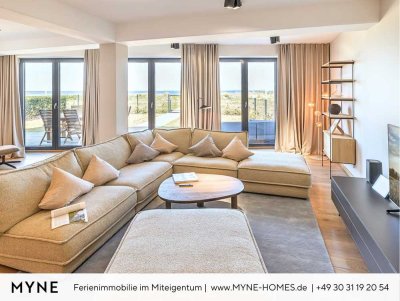 Ferienimmobilie in Miteigentum: Gartenwohnung in erster Meereslinie mit Fitness-/Wellnessbereich