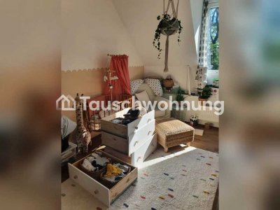 Tauschwohnung: 100 m2, 4 Zimmer Maisonettewohnung mit Balkon