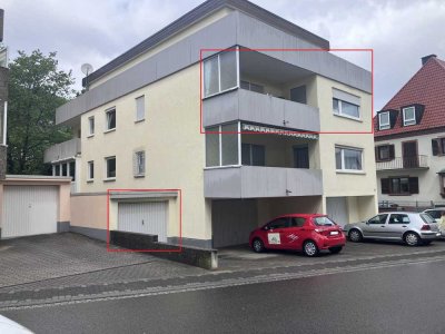 Helle 2‑Zi‑Whg mit Südbalkon, EBK & Garage - top zentral in Bad Bergzabern