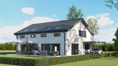 Modern. Energieeffizient. Sorgenfrei. – Ihre bezugsfertige KfW-55 Doppelhaushälfte in HN-Biberach