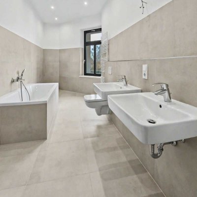 Erstbezug 5 Zi. Wohnung /  2 Balkone / Fußbodenheizung / 2 Bäder