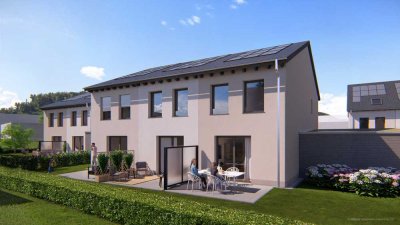 KfW-55: Modernes Reihenmittelhaus mit ca. 122 m² Wohnfläche in Leipzig