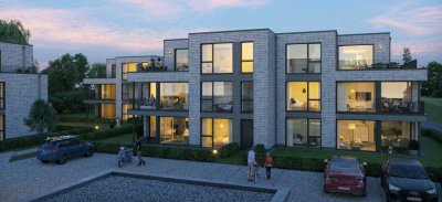 Moderne Neubau Ferienwohnung mit Terrasse