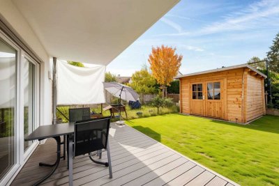 HEGERICH: Stilvoll wohnen  – exklusives 1-Zimmer-Gartenapartment in Obersendling!